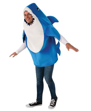 DISFRAZ DE BABY SHARK DADY SHARK AZUL