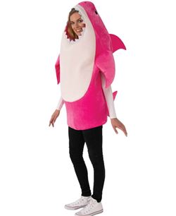 DISFRAZ DE BABY SHARK MOMMY SHARK ROSA
