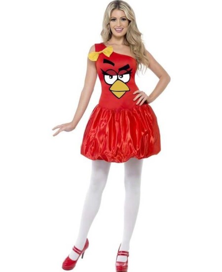 DISFRAZ DE ANGRY BIRD CHICA ROJO PARA MUJER