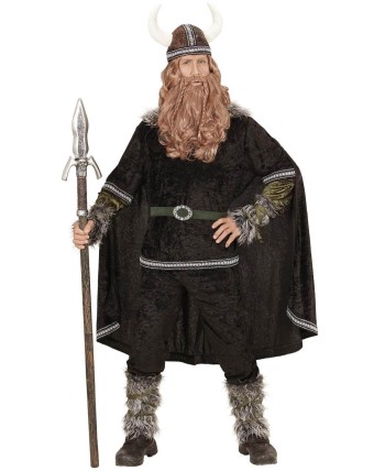 DISFRAZ DE VIKINGO CON CAPA HOMBRE
