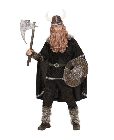 DISFRAZ DE VIKINGO CON CAPA HOMBRE