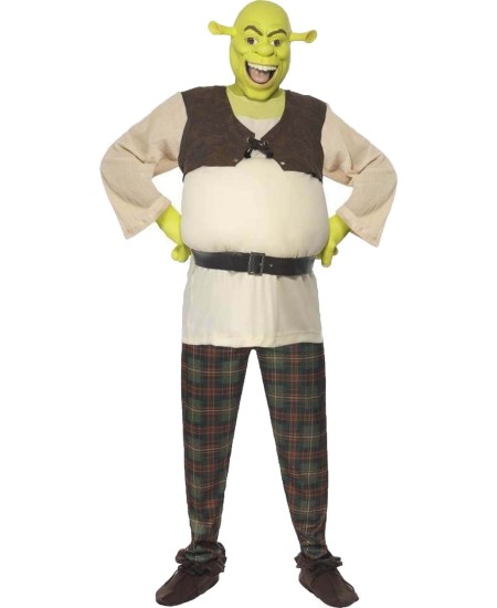 DISFRAZ DE SHREK OGRO PARA HOMBRE