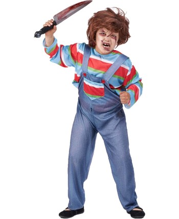 DISFRAZ DE MUÑECO DIABOLICO INFANTIL