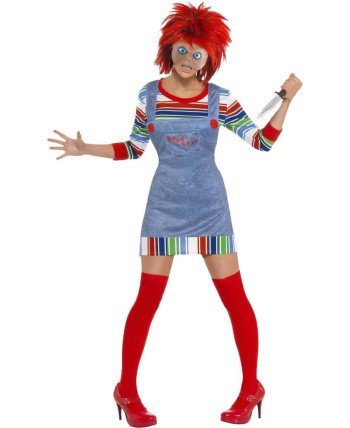 DISFRAZ DE CHUCKY MUÑECA DIABOLICA CHICA