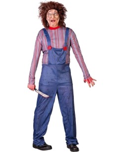 DISFRAZ DE MUÑECO DIABOLICO SENCILLO PARA HOMBRE