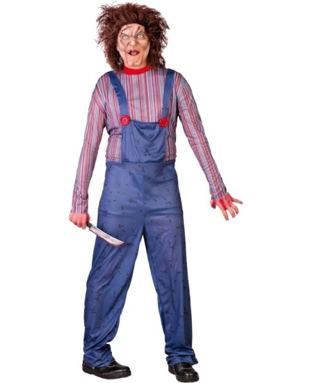 DISFRAZ DE MUÑECO DIABOLICO SENCILLO PARA HOMBRE