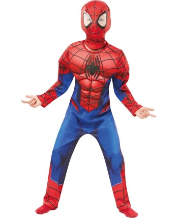 DISFRAZ DE SPIDERMAN DELUXE PARA NIÑO