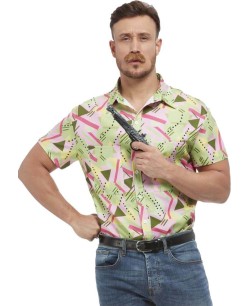 CAMISA AÑOS 80 HOMBRE PARA DISFRAZ