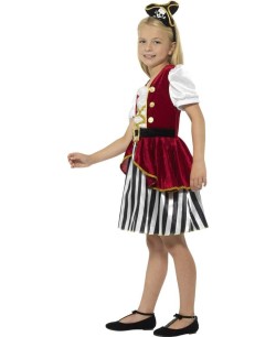 DISFRAZ DE PIRATESA FALDA RAYAS 2