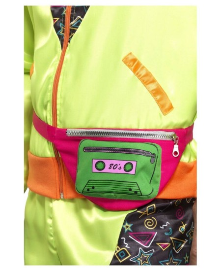 RIÑONERA AÑOS 80 NEON CON CREMALLERA