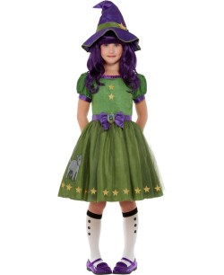 DISFRAZ DE BRUJA VERDE THE HOUR GORJUSS PARA NIÑA