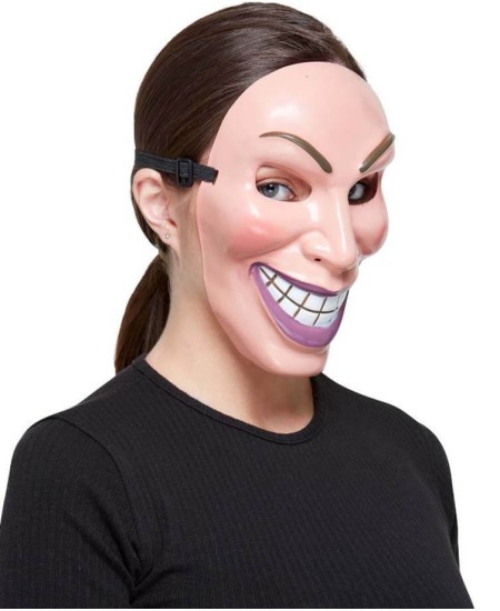 CARETA LA PURGA SONRIENTE LABIOS PINTADOS