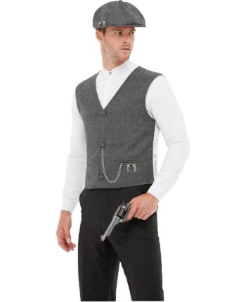 CHALECO Y GORRA AÑOS 20 PEAKY BLINDERS