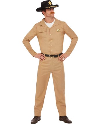 DISFRAZ DE SHERIFF HOMBRE AÑOS 80