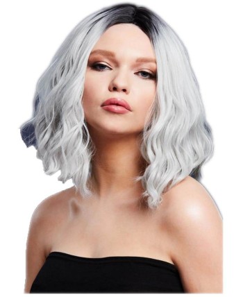 PELUCA CARA RUBIA RAICES NEGRAS CALIDAD LUJO