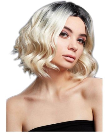 PELUCA KOURTNEY RUBIA CALIDAD LUJO