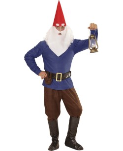 DISFRAZ DE ENANITO BLANCANIEVES AZUL