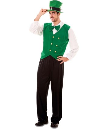 DISFRAZ DE DUENDE VERDE  ST. PATRICK