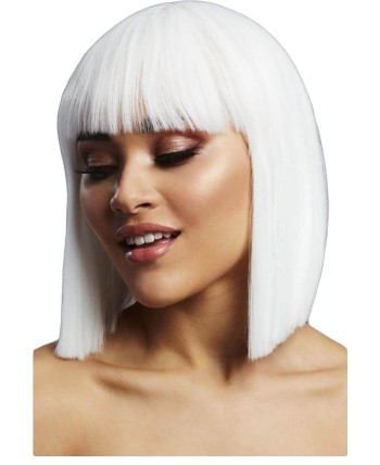 PELUCA LOLA BLANCA CALIDAD DE LUJO