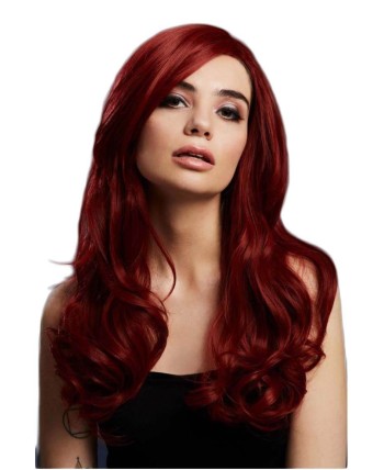 PELUCA KHLOE PELIIRROJA ROJIZO CALIDAD DE LUJO