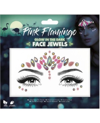 GEMMAS ADHESIVAS FLAMENCO GLOW IN THE DARK