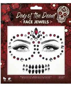 GEMMAS ADHESIVAS CALAVERA MEJICANA COLORES