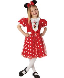 Disfraz de Minnie Mouse Red Classic para Nina