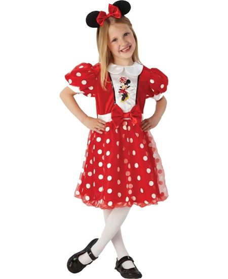 Disfraz de Minnie Mouse Red Classic para Nina