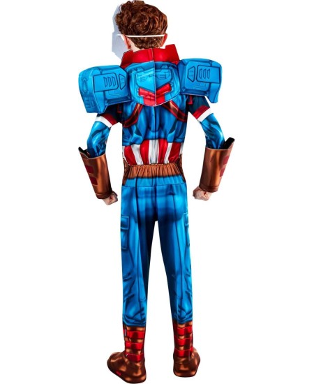 DISFRAZ DE CAPITAN AMERICA MECH STRIKE DELUXE