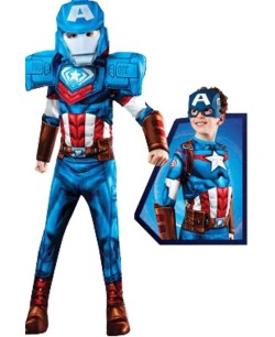 DISFRAZ DE CAPITAN AMERICA MECH STRIKE DELUXE 2