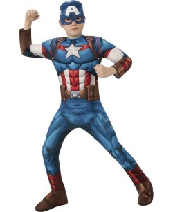 DISFRAZ DE CAPITAN AMERICA MARVEL CLASSIC 2