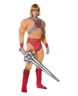 DISFRAZ DE HE - MAN  MUSCULOSO