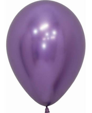 BOLSA 12 GLOBOS CROME VIOLETA