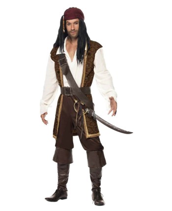 DISFRAZ DE PIRATA DE LOS MARES PARA HOMBRE