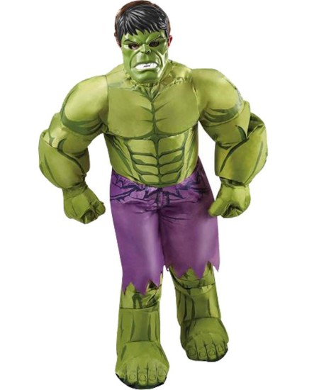 DISFRAZ DE HULK HINCHABLE DELUXE PARA NIÑO