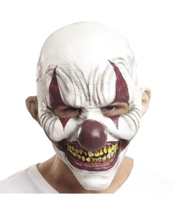 CARETA DElUXE PAYASO ROMBOS GRANATES