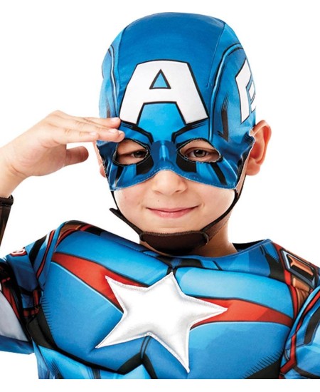 DISFRAZ DE CAPITAN AMERICA DELUXE PARA NIÑO