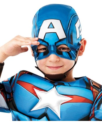 DISFRAZ DE CAPITAN AMERICA DELUXE PARA NIÑO