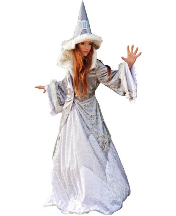 DISFRAZ DE BRUJA BLANCA ABELINA