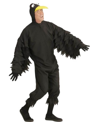 DISFRAZ DE CUERVO NEGRO PARA HOMBRE