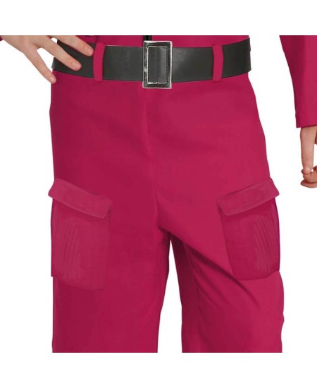 DISFRAZ DE JUEGO DEL CALAMAR JUGADOR ROSA ADOLESCENTE