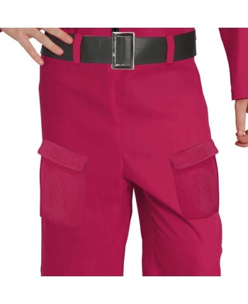 DISFRAZ DE JUEGO DEL CALAMAR JUGADOR ROSA ADOLESCENTE