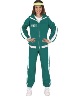 JUEGO DEL CALAMAR JUGADOR VERDE ADOLESCENTE