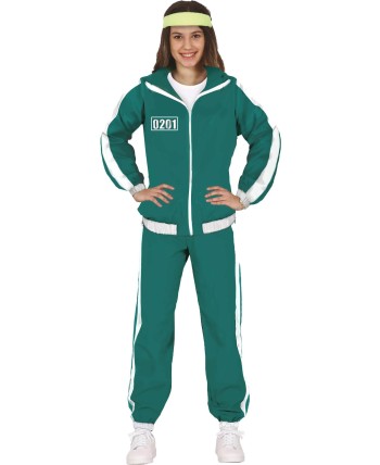 JUEGO DEL CALAMAR JUGADOR VERDE ADOLESCENTE