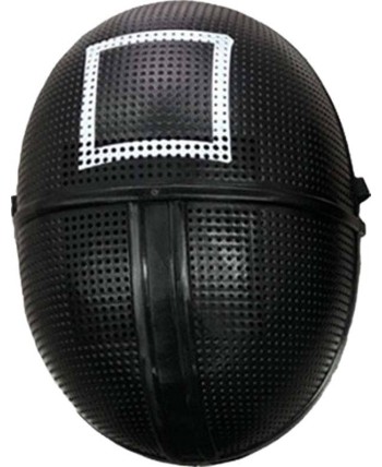 CARETA JUEGO DEL CALAMAR CUADRADO