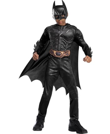 DISFRAZ DE BATMAN BLACK LINE DELUXE PARA NIÑO