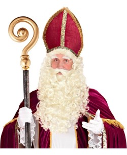 PELUCA Y BARBA PAPA NOEL LUJO 2