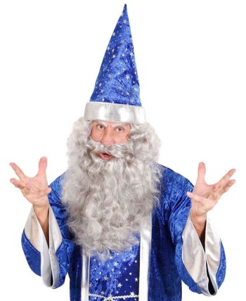 BARBA CANOSA  LARGA RIZADA LUJO