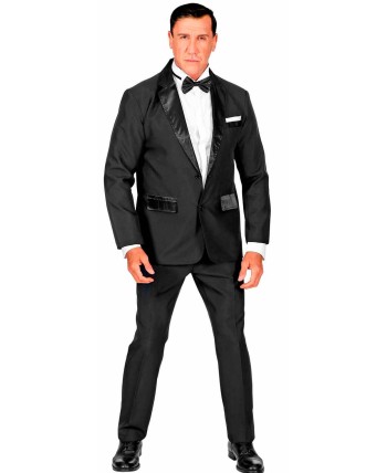 DISFRAZ DE SMOKING NEGRO PARA HOMBRE