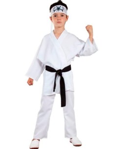 DISFRAZ DE KARATE BLANCO PARA NIÑO